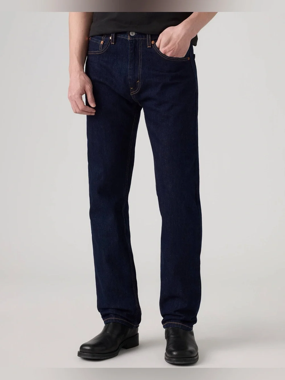 Levi's 505 Straight Jeans in Dark Indigo New with Tags